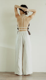 Thread Back Halter Top