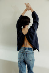 Open Back Saints Top