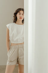 Bonnie Elastic Crop Top