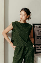 Townhouse Panel Top - Handloom Ikat