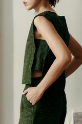 Townhouse Panel Top - Handloom Ikat