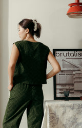 Townhouse Panel Top - Handloom Ikat