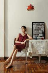 Miles Slit Dress - Handloom Ikat