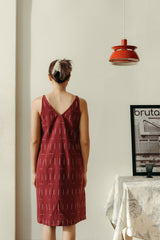 Miles Slit Dress - Handloom Ikat