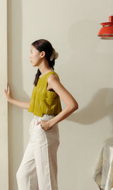 Portland Panel Top - Handloom Ikat