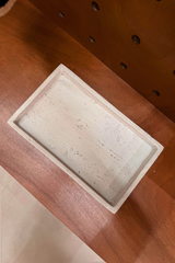 White Organic Tray