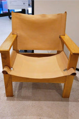 Pink Leather Armchair