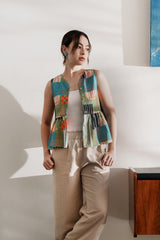 Oxford Peplum Top