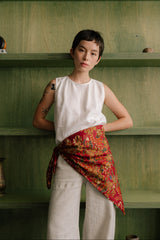 Tea Button Top