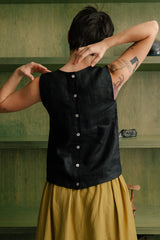 Tea Button Top