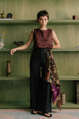 Tea Button Top