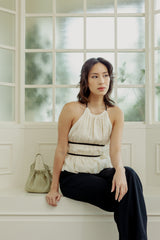 Thread Back Halter Top