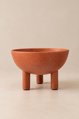 Orange Bowl Vase - Small