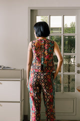 Savana Button Top - Batik