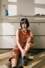 Savana Button Top - Batik