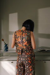 Savana Button Top - Batik