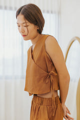 Sahara Wrap Sleeveless Top