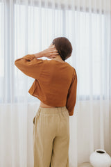 Mali Button Sleeve Top