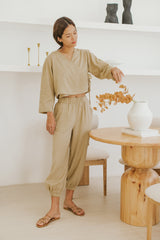 Sahara Wrap Sleeve Top