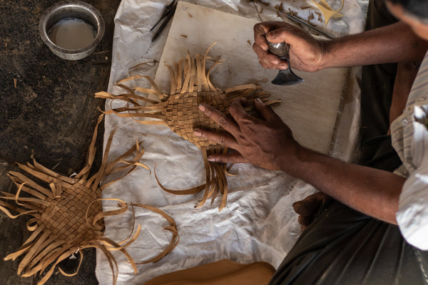 Leather Weaving by Microentrepreneurs - Our Barehands