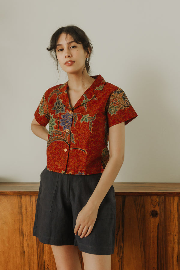 Nora Button Shirt - Batik