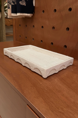 White Organic Tray