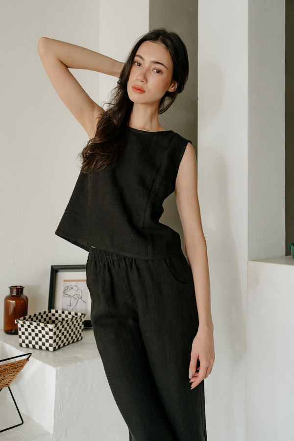 Savana Button Top