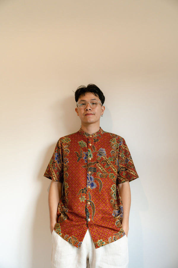 Mandarin Shirt - Batik