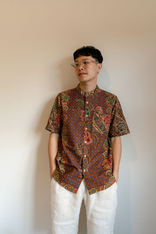 Mandarin Shirt - Batik