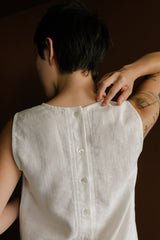 Tea Button Top