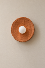 Paper-Mâché Wall Sconce - Coral