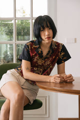 Nora Button Shirt - Batik