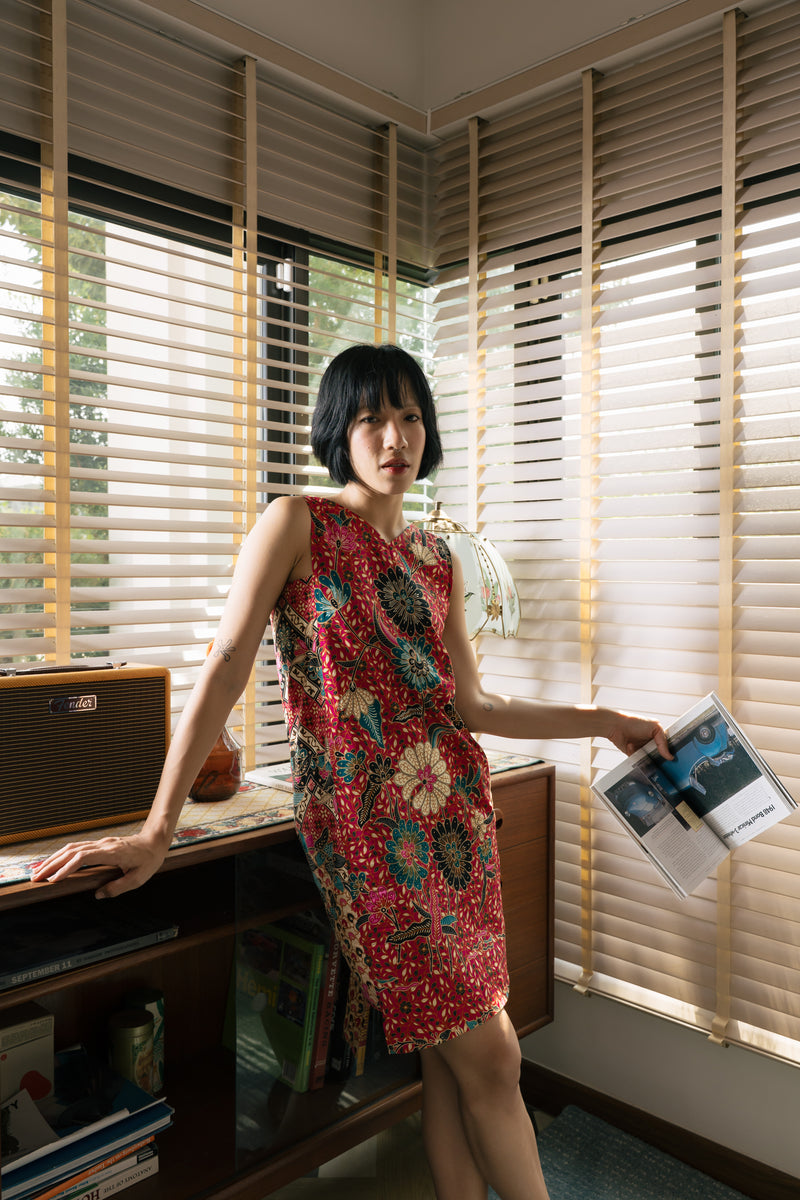 Portland Panel Dress - Batik  Our Barehands