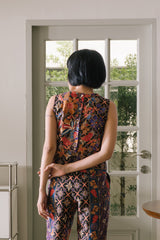 Savana Button Top  - Batik