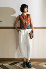 Savana Button Top  - Batik