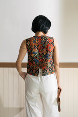 Savana Button Top  - Batik