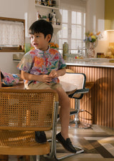 Mandarin Shirt - Mini Batik