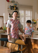 Mandarin Shirt - Mini Batik