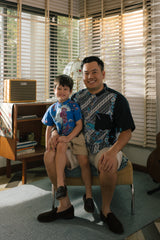 Mandarin Shirt - Mini Batik