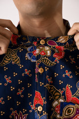 Mandarin Shirt - Batik