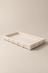 White Organic Tray