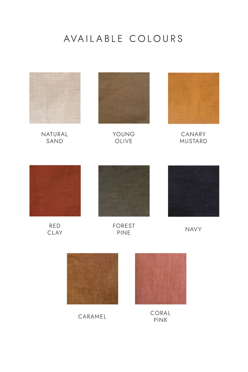 100% Linen Fabric Swatch